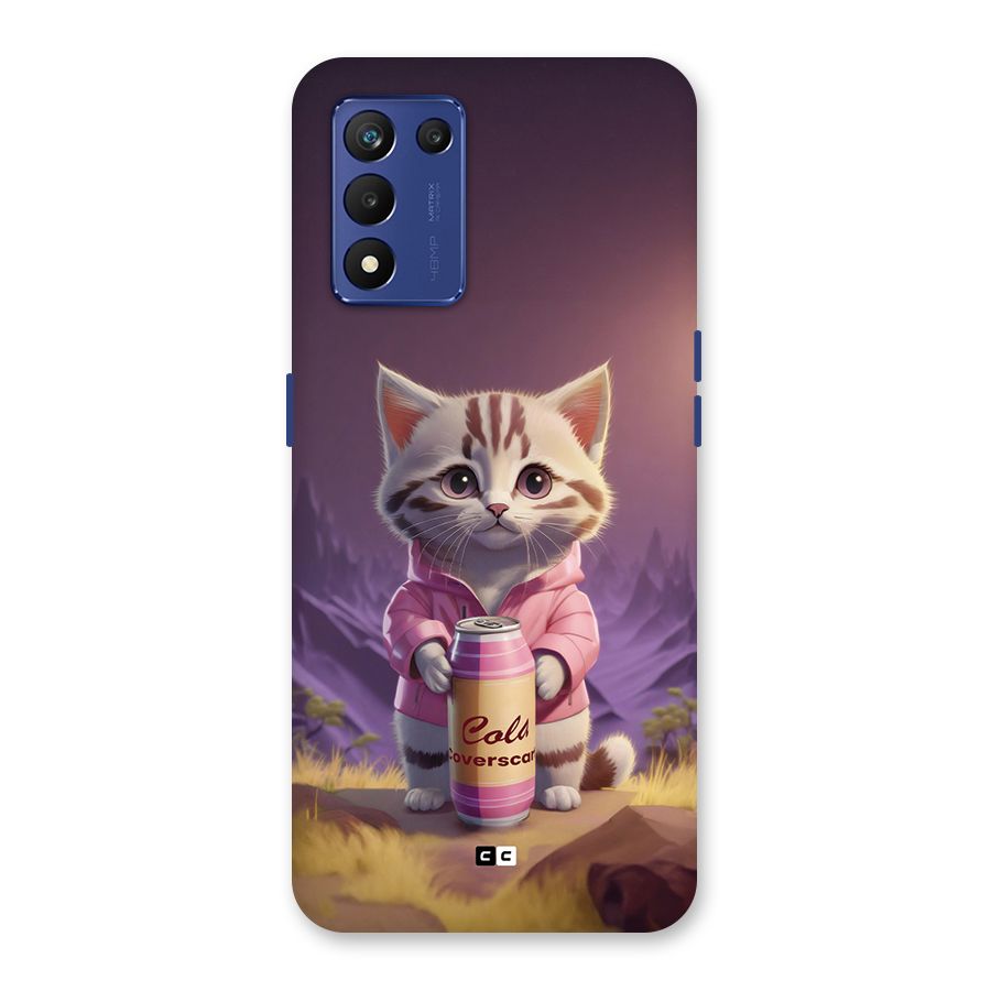Cat Holding Can Back Case for Realme 9 5G Speed
