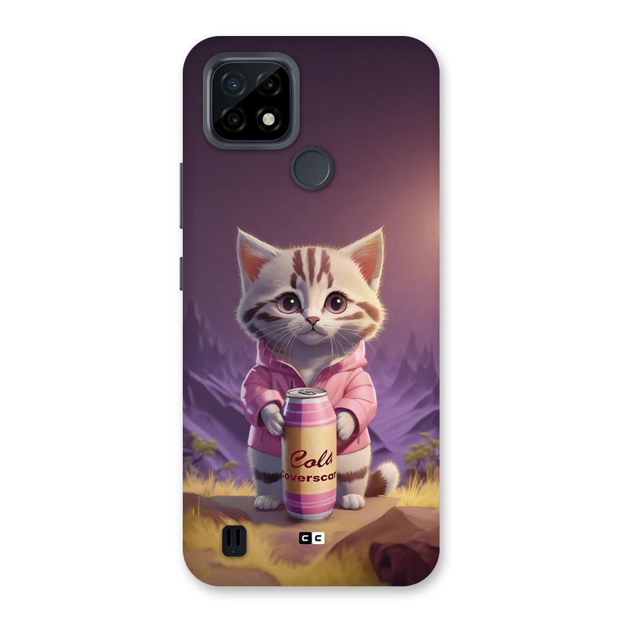 Cat Holding Can Back Case for Realme C21