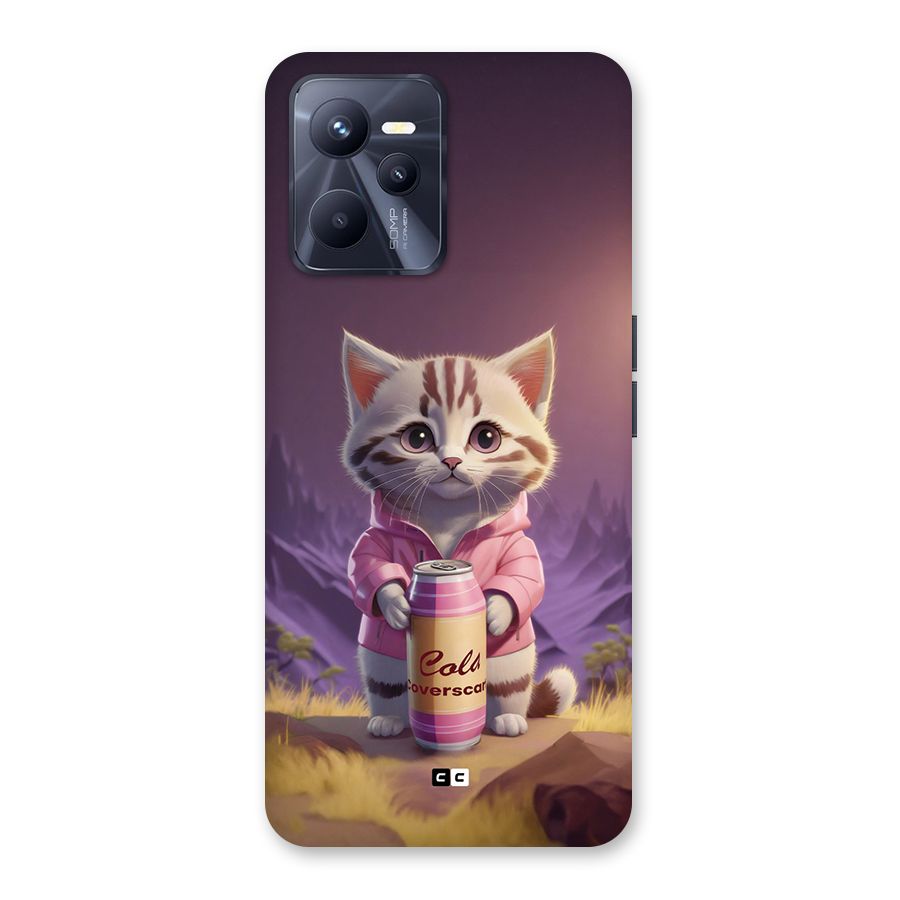 Cat Holding Can Back Case for Realme C35