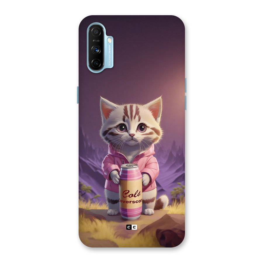 Cat Holding Can Back Case for Realme Narzo 20A