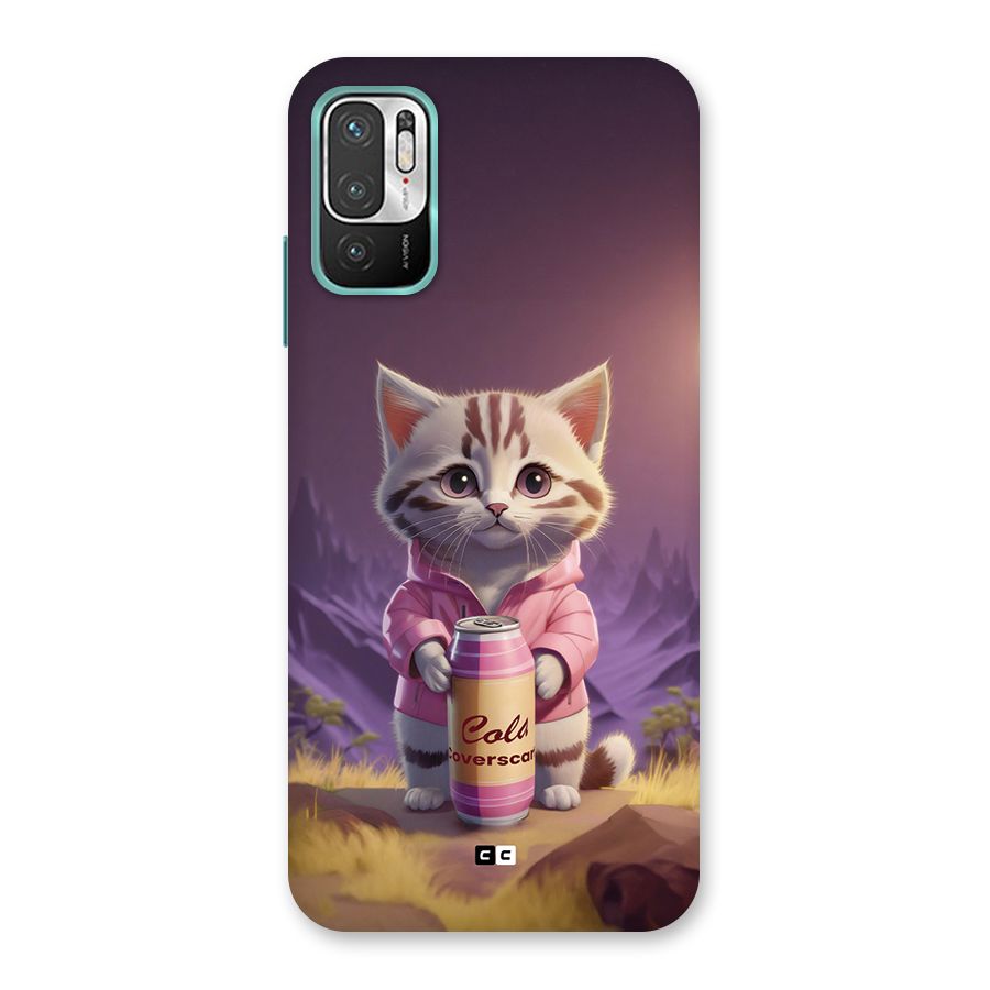 Cat Holding Can Back Case for Redmi Note 10T 5G