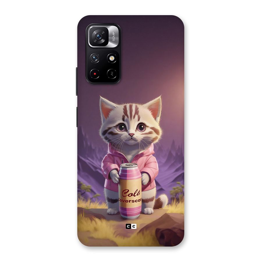 Cat Holding Can Back Case for Redmi Note 11T 5G