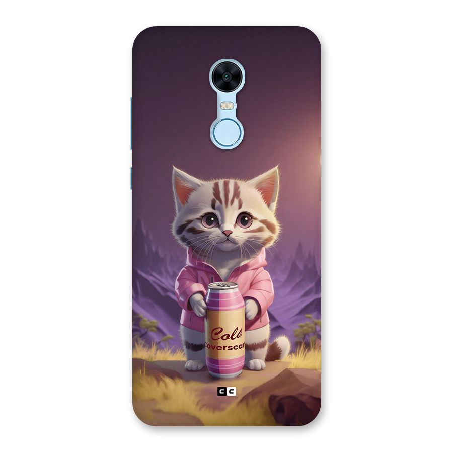 Cat Holding Can Back Case for Redmi Note 5