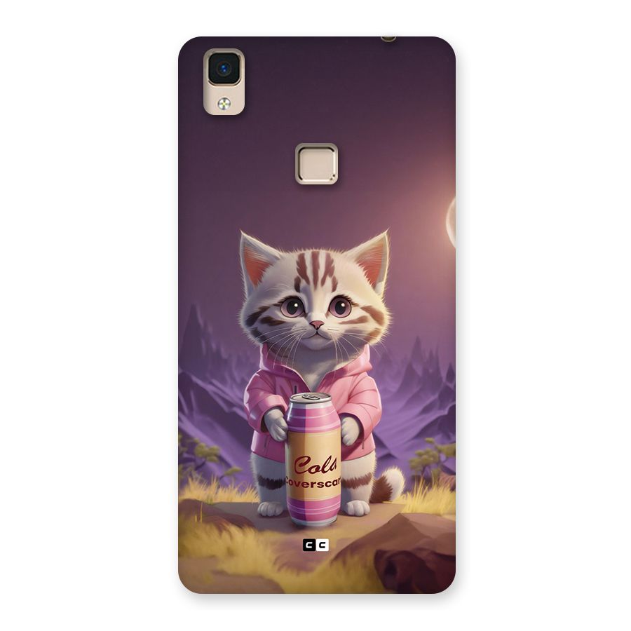 Cat Holding Can Back Case for V3 Max