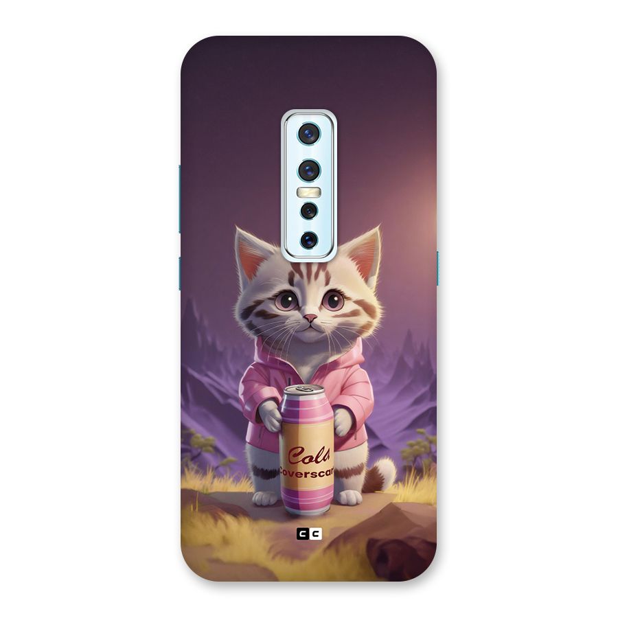 Cat Holding Can Back Case for Vivo V17 Pro