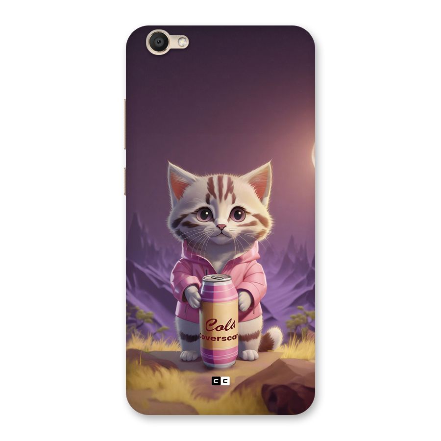 Cat Holding Can Back Case for Vivo V5