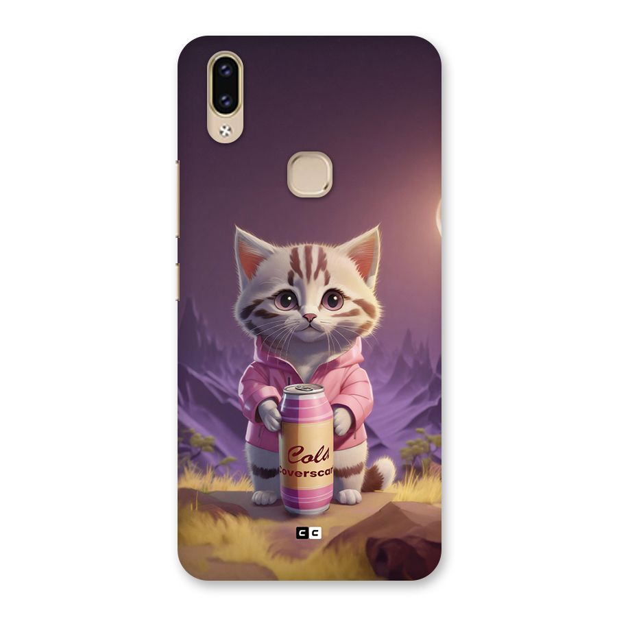 Cat Holding Can Back Case for Vivo V9 Youth