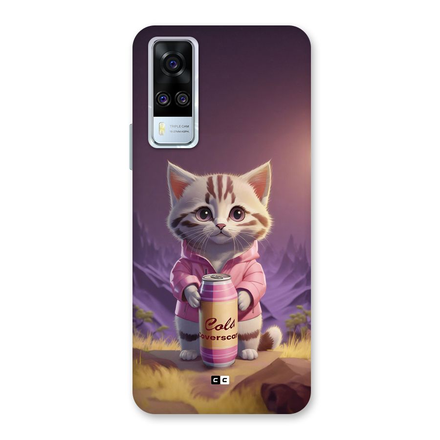 Cat Holding Can Back Case for Vivo Y31