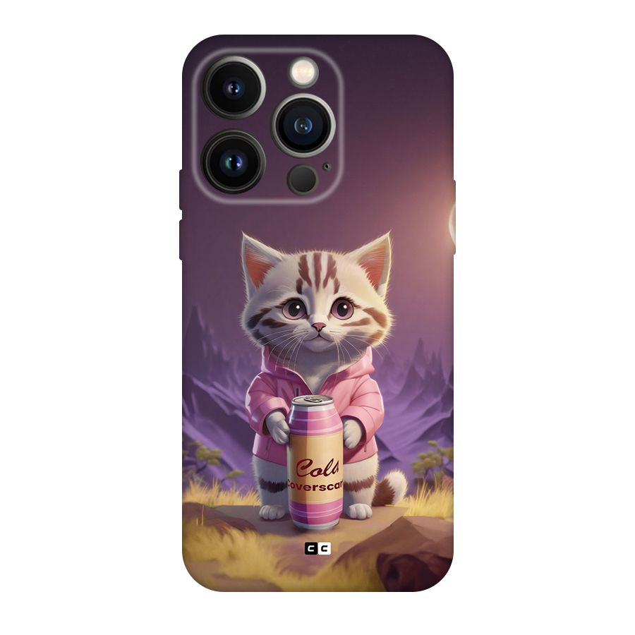 Cat Holding Can Back Case for iPhone 14 Pro