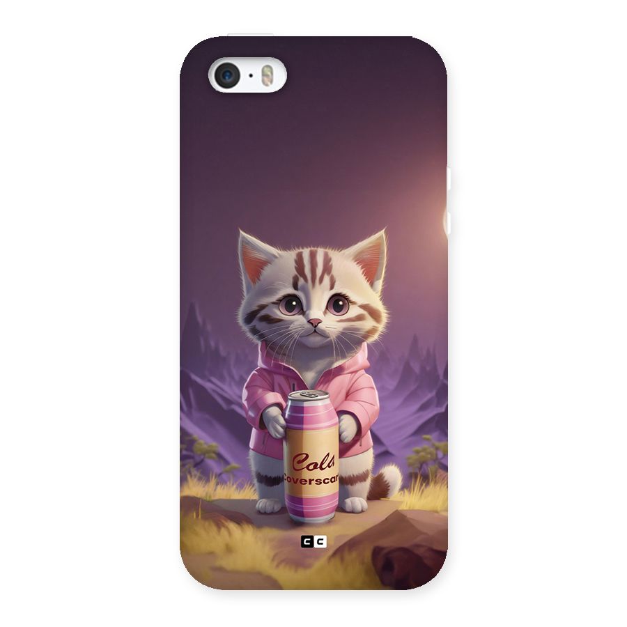Cat Holding Can Back Case for iPhone SE 2016