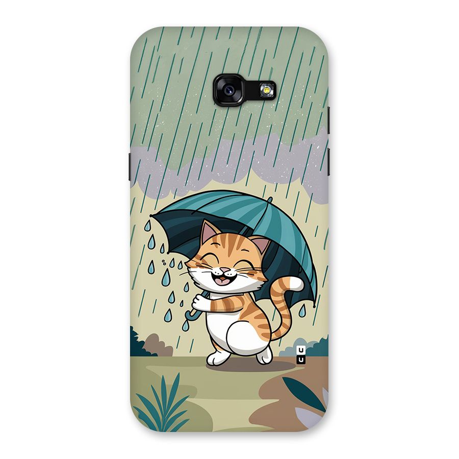 Cat In Rain Back Case for Galaxy A5 2017