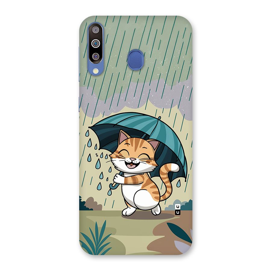 Cat In Rain Back Case for Galaxy M30