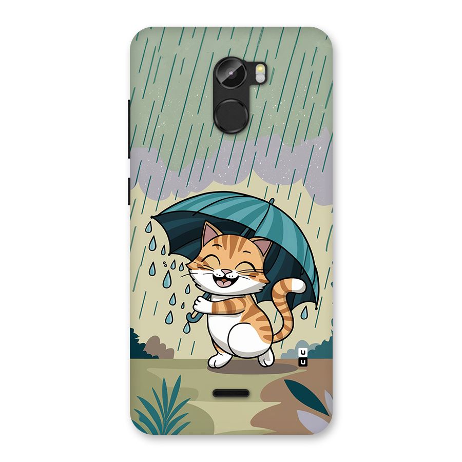Cat In Rain Back Case for Gionee X1
