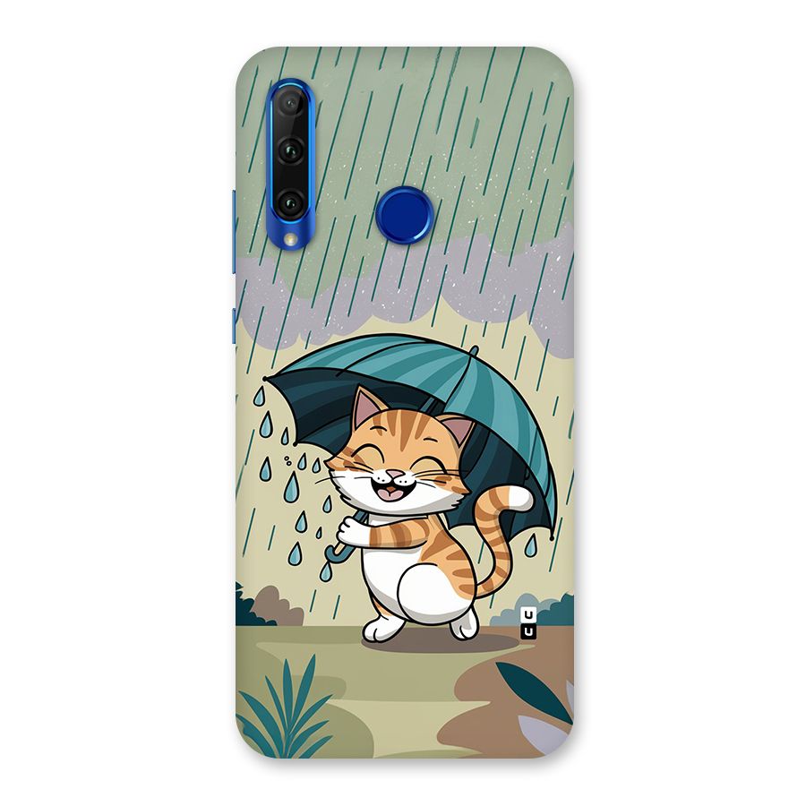 Cat In Rain Back Case for Honor 20i