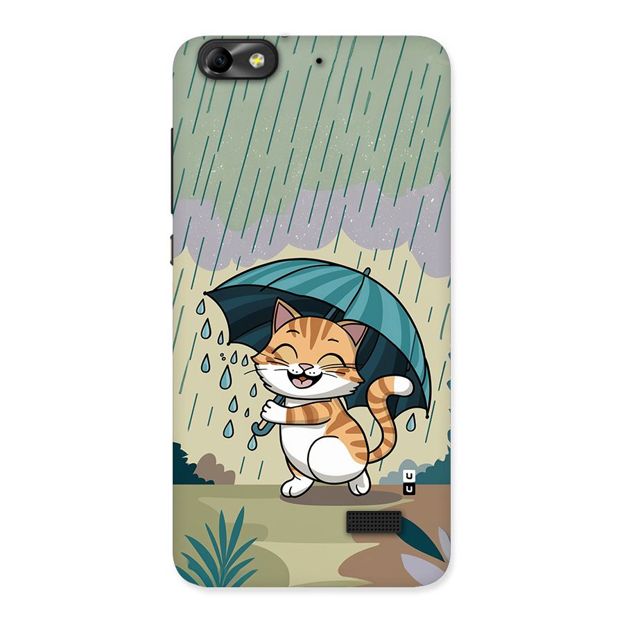 Cat In Rain Back Case for Honor 4C