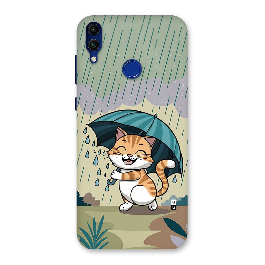 Cat In Rain Back Case for Honor 8C