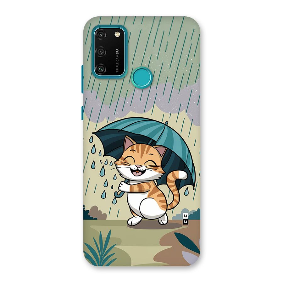 Cat In Rain Back Case for Honor 9A