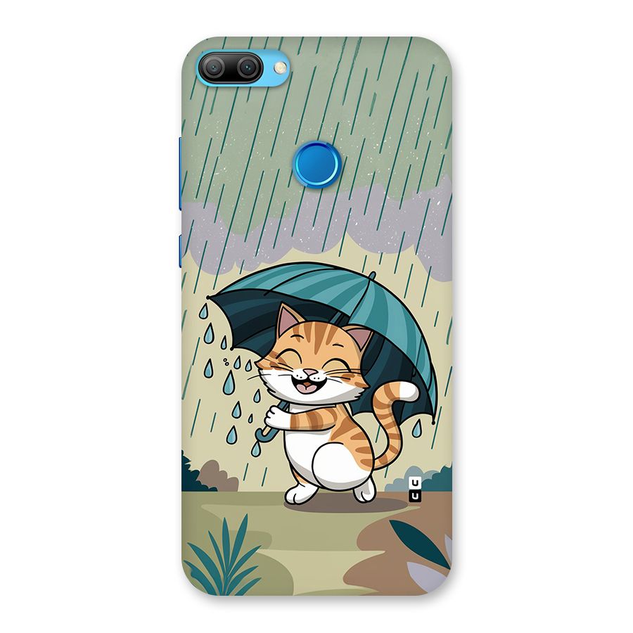 Cat In Rain Back Case for Honor 9N