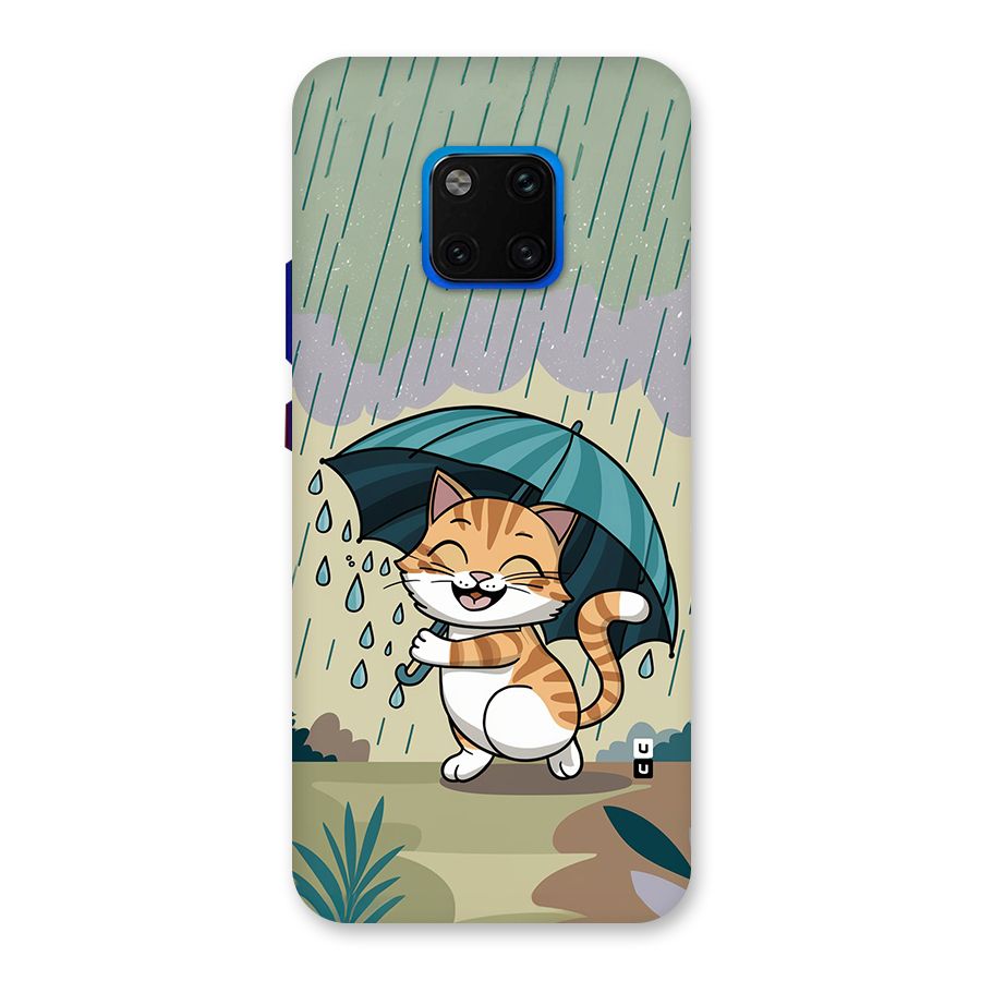 Cat In Rain Back Case for Huawei Mate 20 Pro