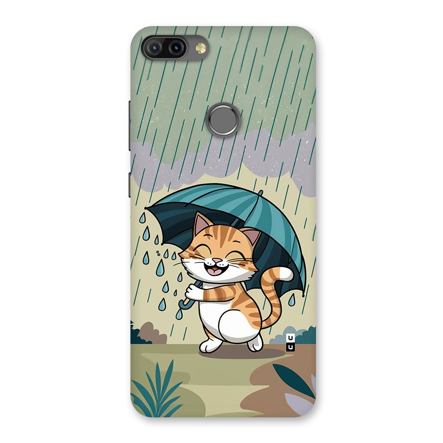 Cat In Rain Back Case for Infinix Hot 6 Pro