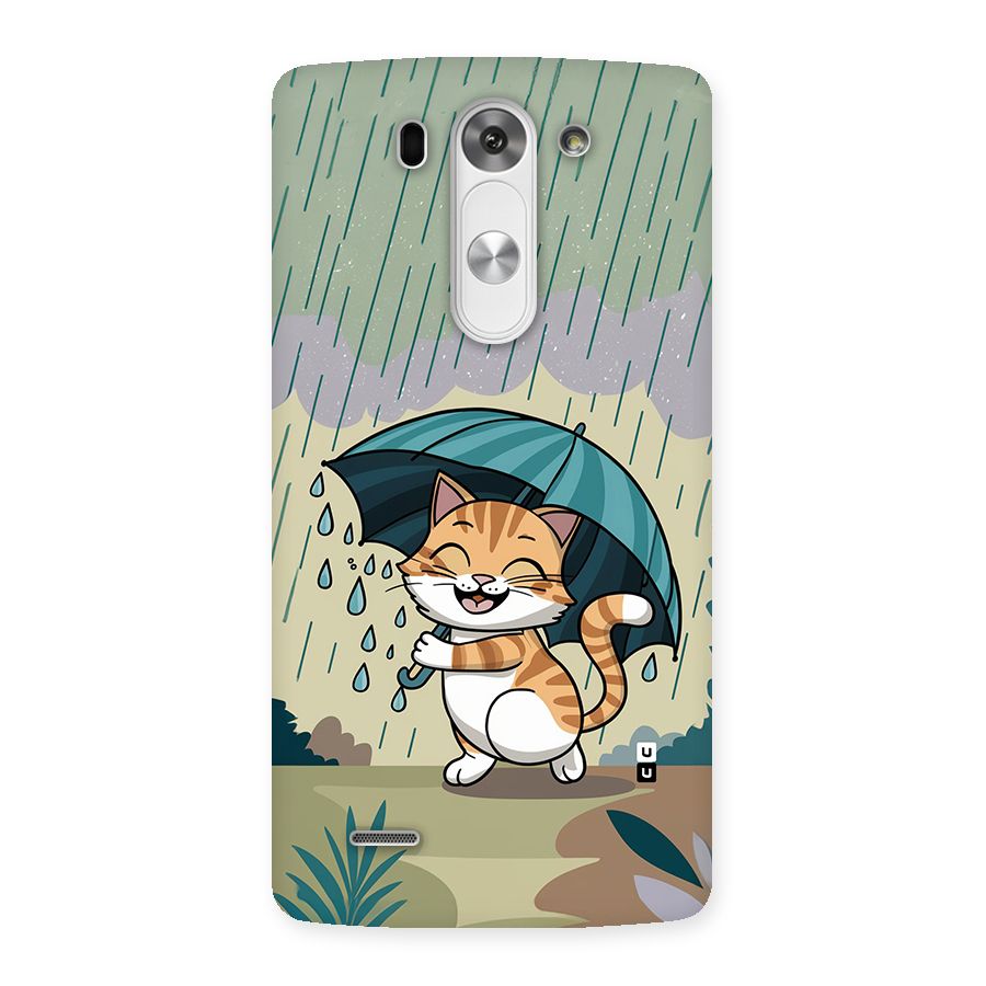 Cat In Rain Back Case for LG G3 Beat
