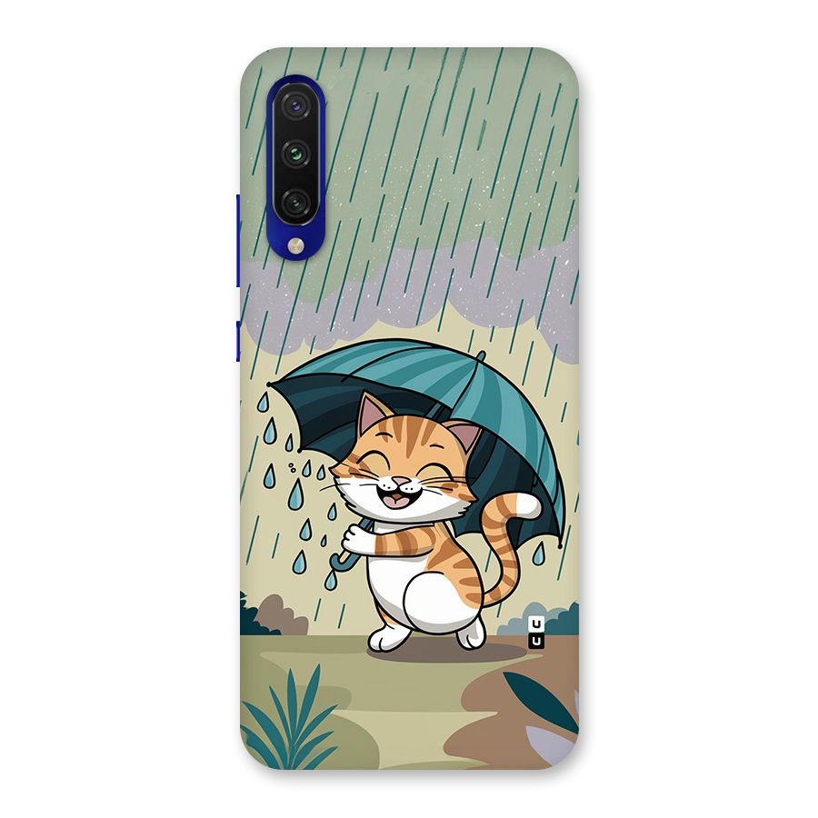 Cat In Rain Back Case for Mi A3
