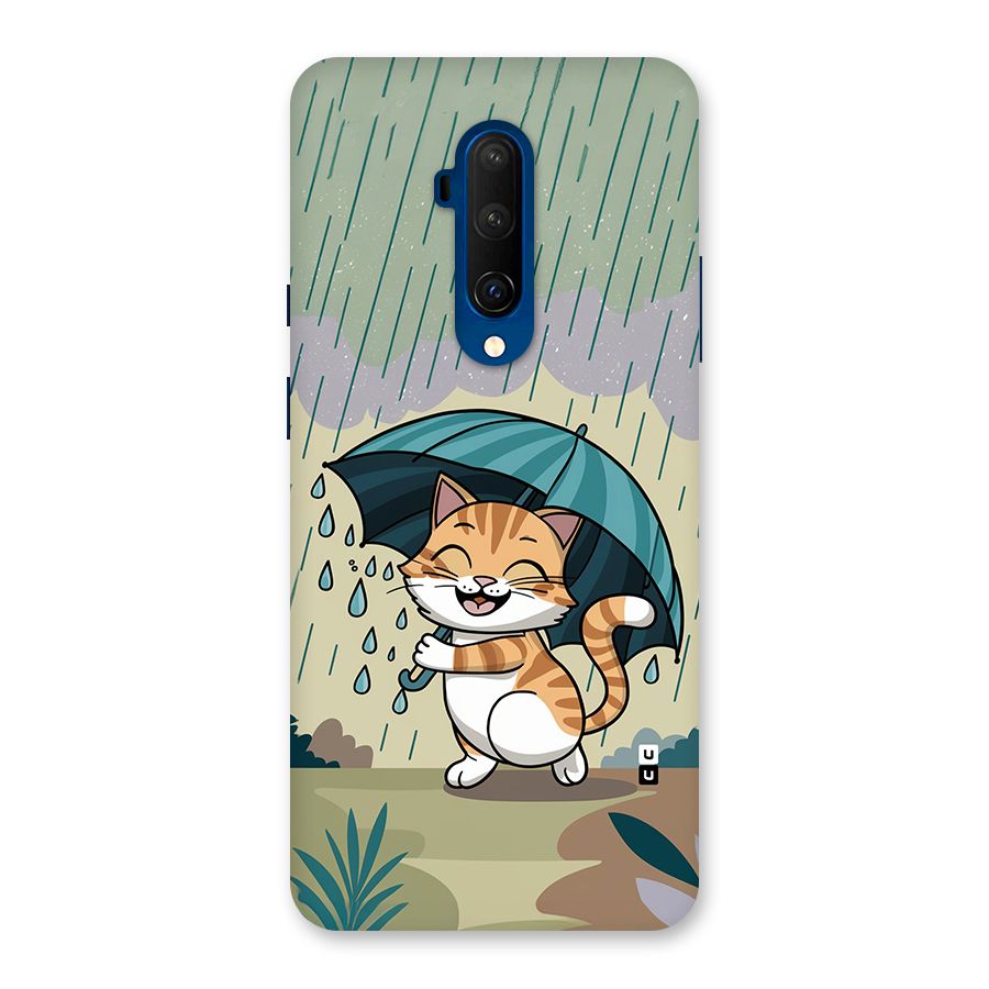Cat In Rain Back Case for OnePlus 7T Pro