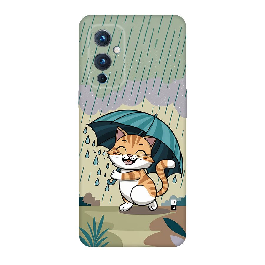 Cat In Rain Back Case for OnePlus 9