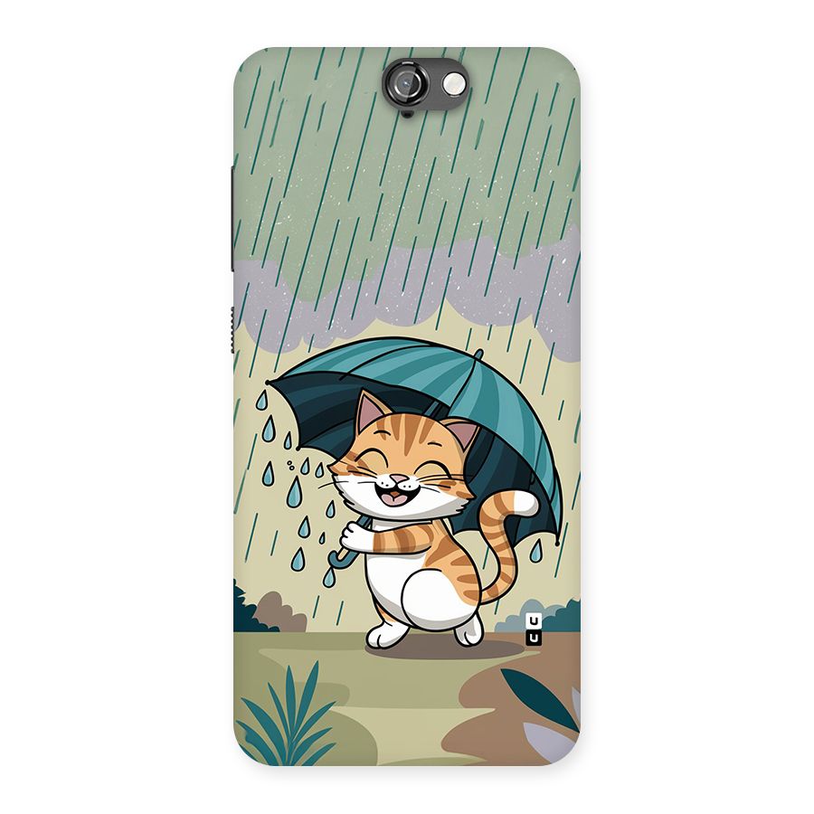 Cat In Rain Back Case for One A9