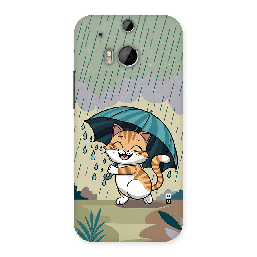 Cat In Rain Back Case for One M8