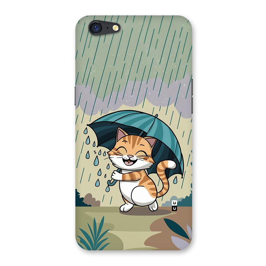 Cat In Rain Back Case for Oppo A71