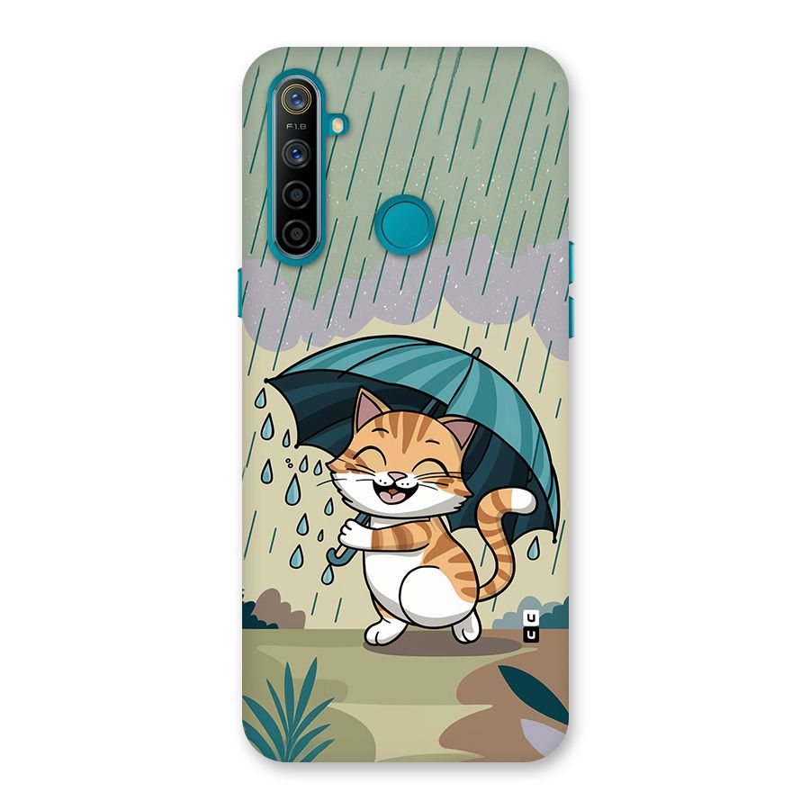 Cat In Rain Back Case for Realme 5i