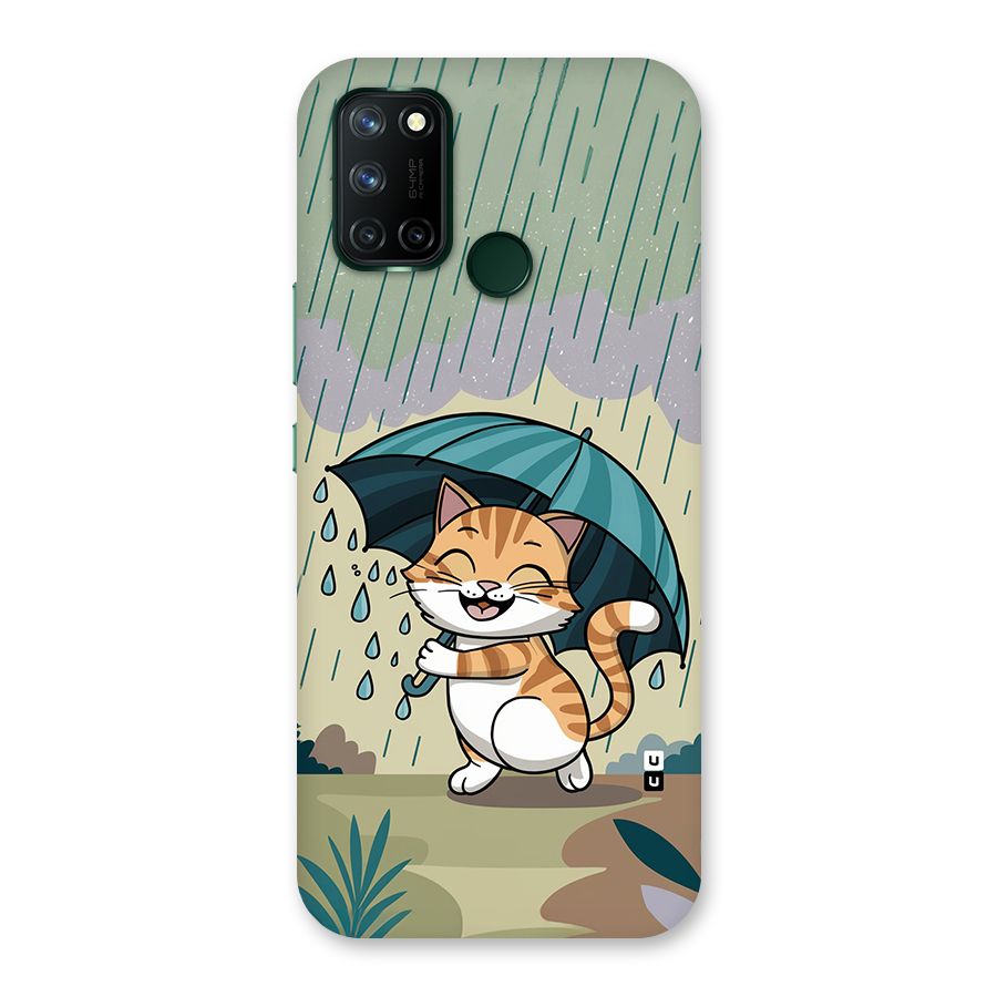 Cat In Rain Back Case for Realme 7i
