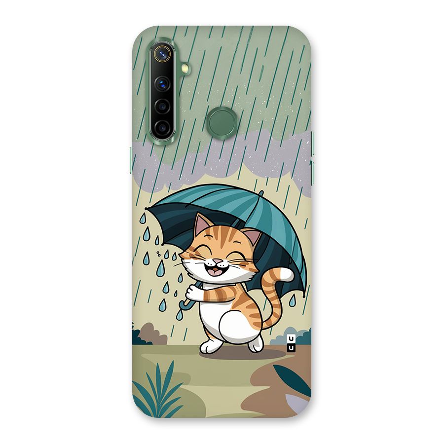 Cat In Rain Back Case for Realme Narzo 10