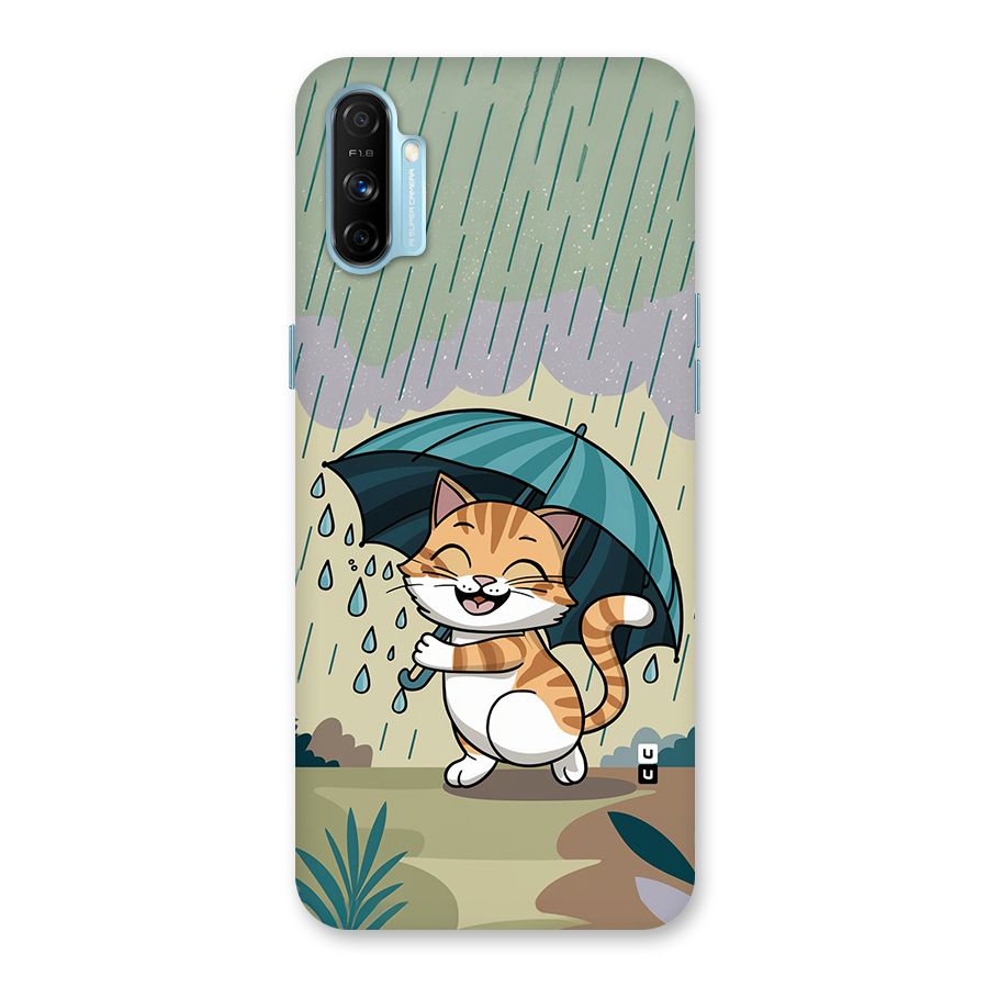 Cat In Rain Back Case for Realme Narzo 20A