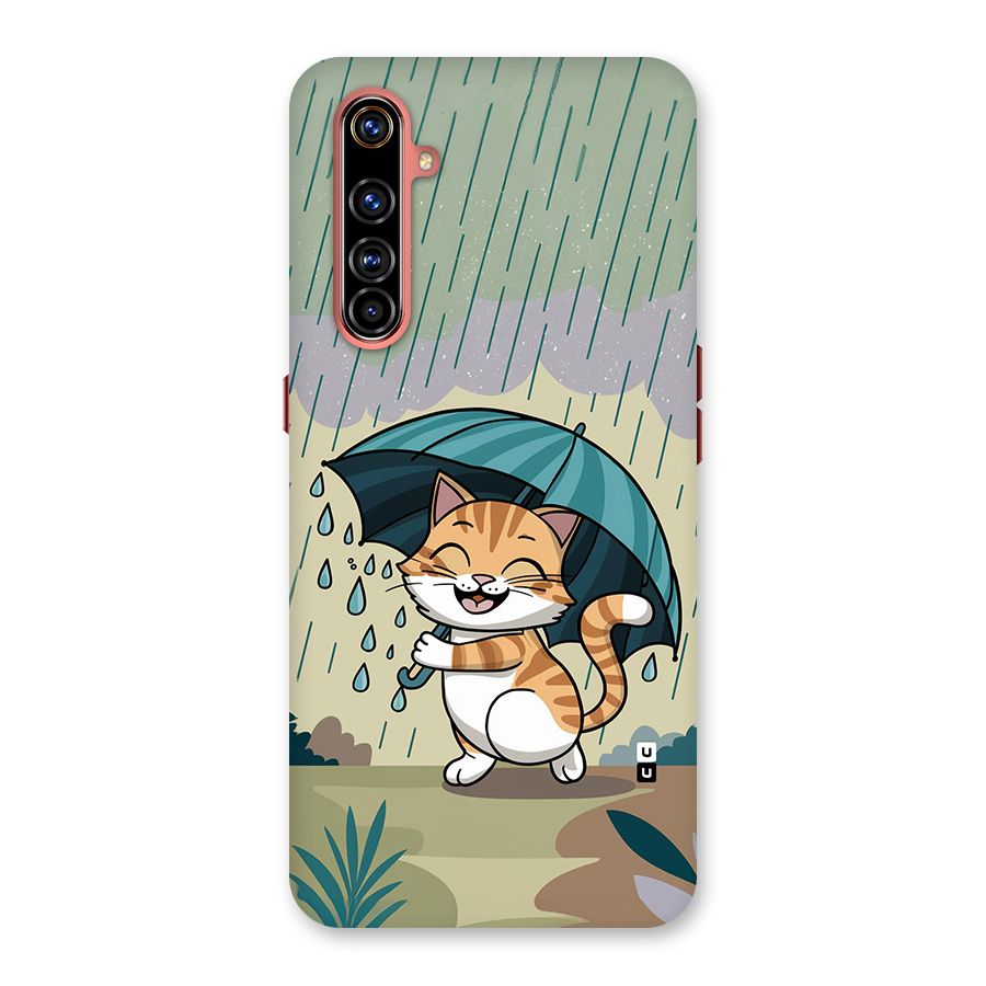 Cat In Rain Back Case for Realme X50 Pro