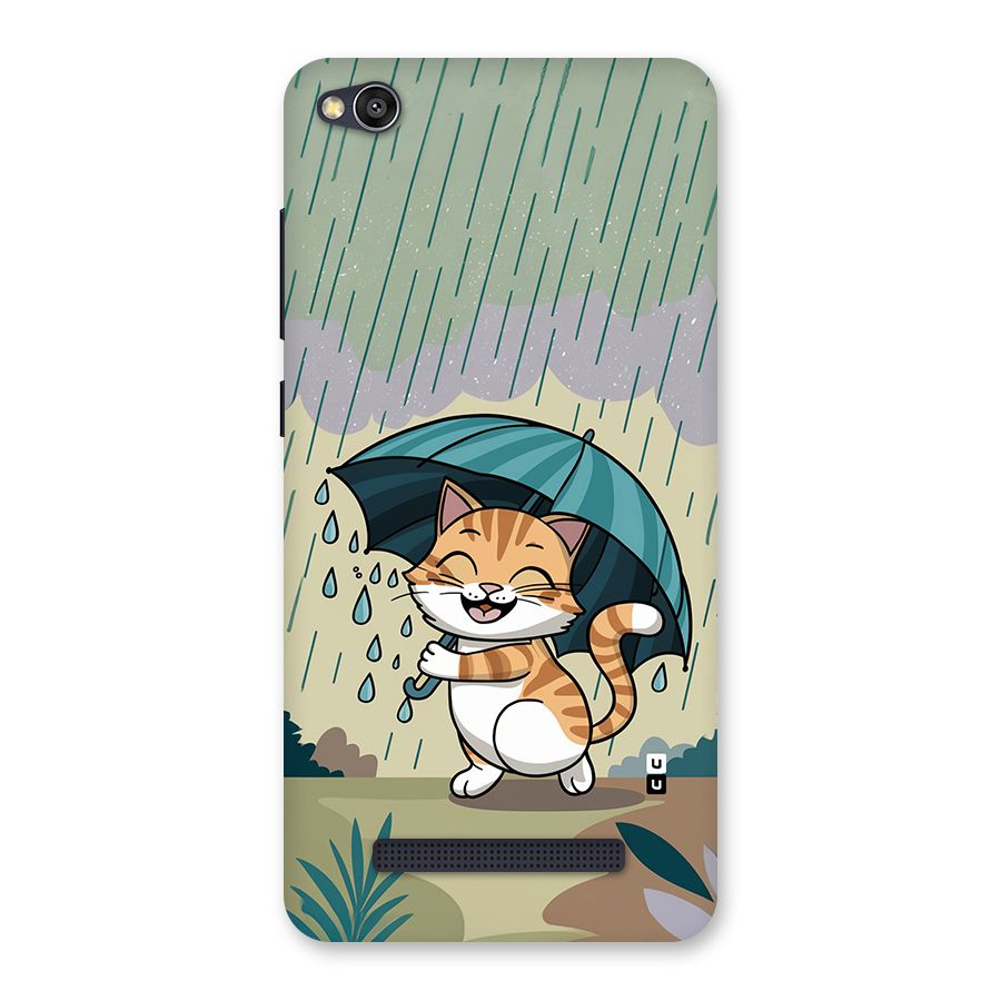 Cat In Rain Back Case for Redmi 4A