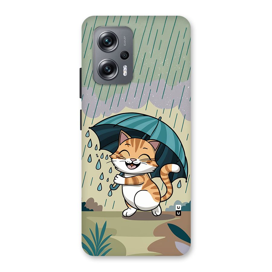 Cat In Rain Back Case for Redmi K50i