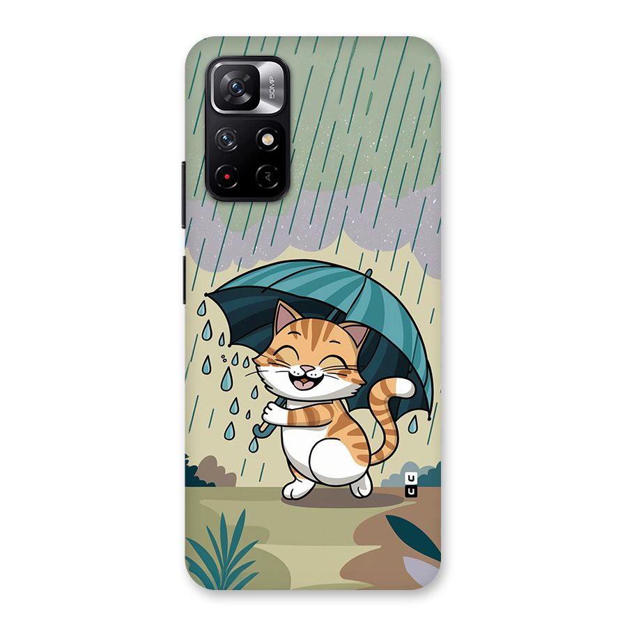 Cat In Rain Back Case for Redmi Note 11T 5G