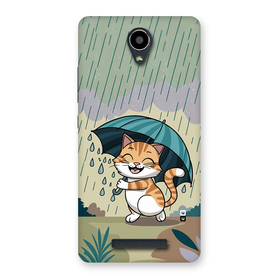 Cat In Rain Back Case for Redmi Note 2