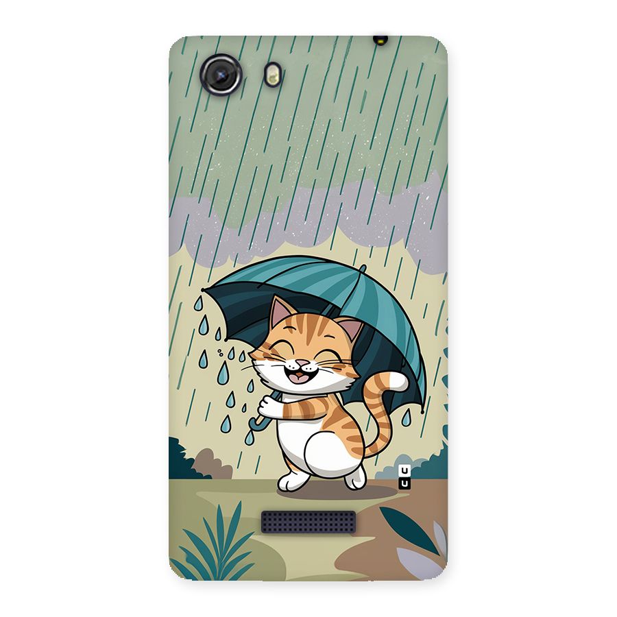 Cat In Rain Back Case for Unite 3