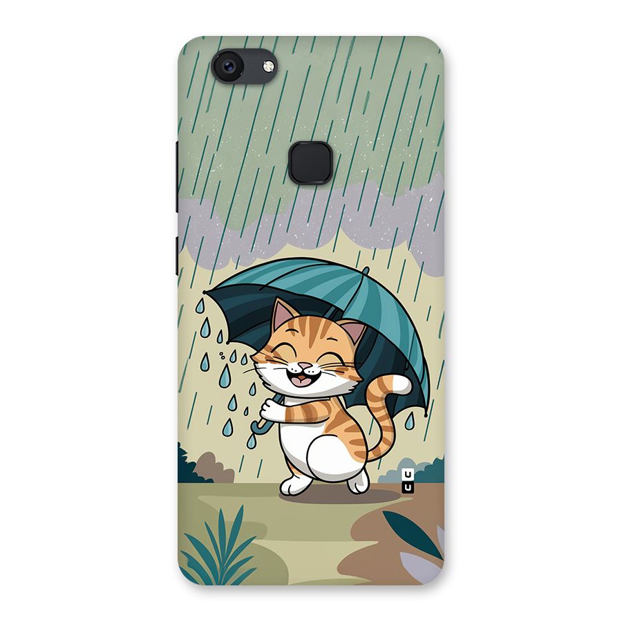 Cat In Rain Back Case for Vivo V7 Plus