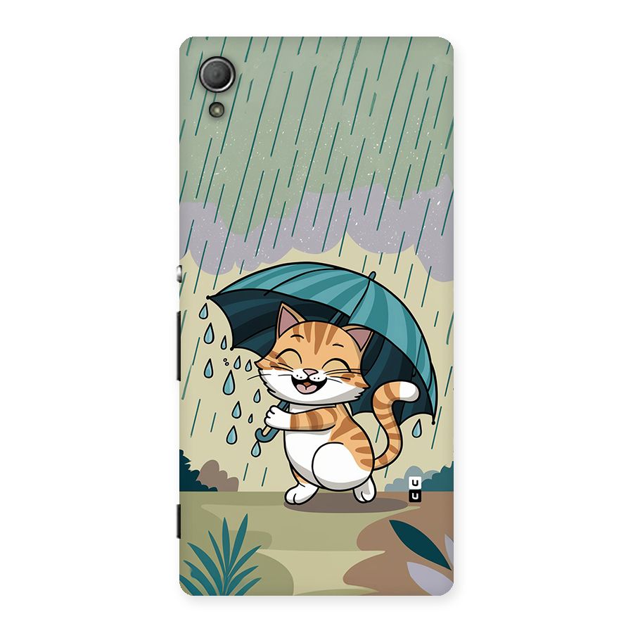 Cat In Rain Back Case for Xperia Z3 Plus