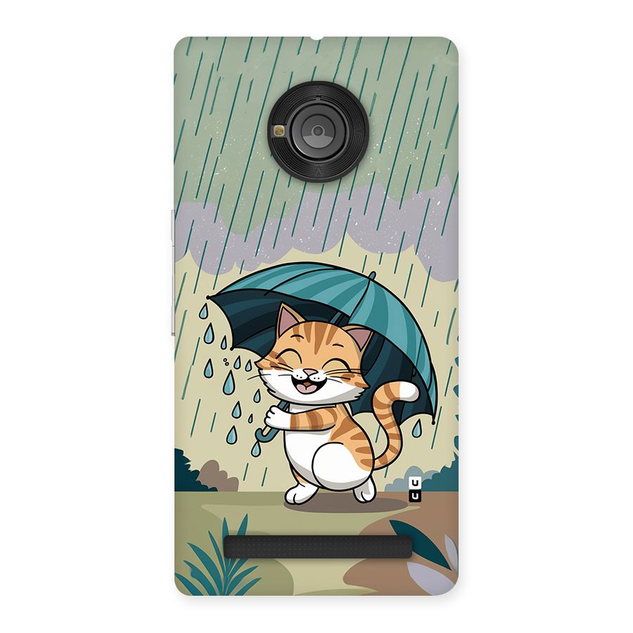 Cat In Rain Back Case for Yunique