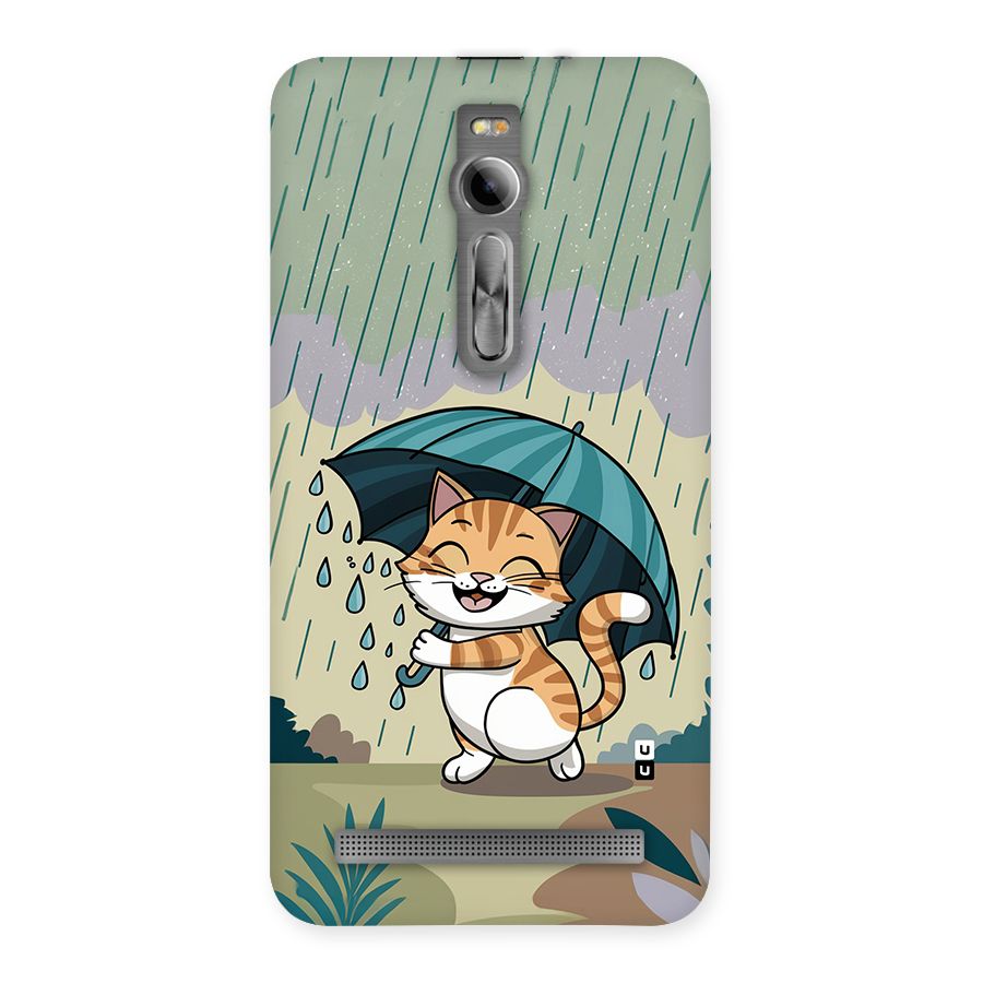 Cat In Rain Back Case for Zenfone 2