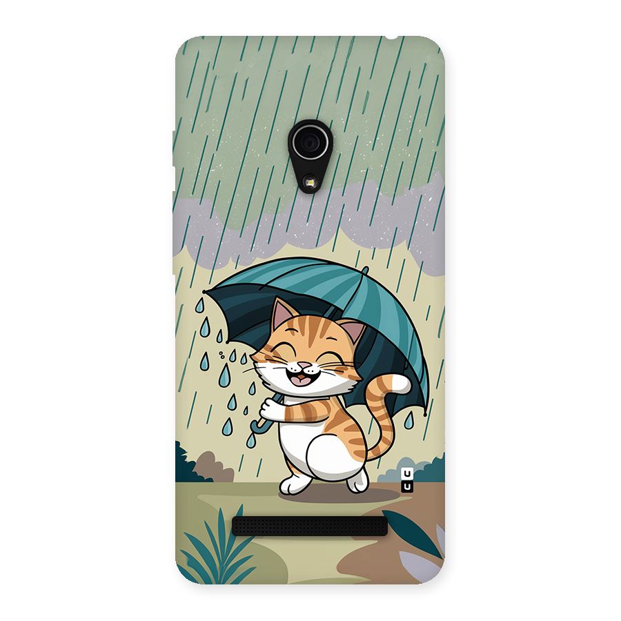 Cat In Rain Back Case for Zenfone 5