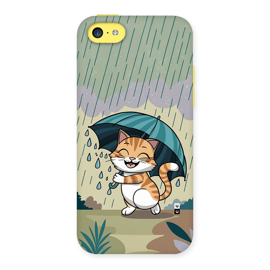 Cat In Rain Back Case for iPhone 5C