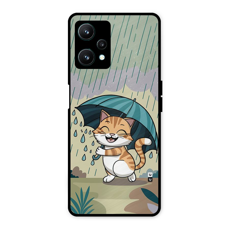 Cat In Rain Metal Back Case for Realme 9 Pro 5G