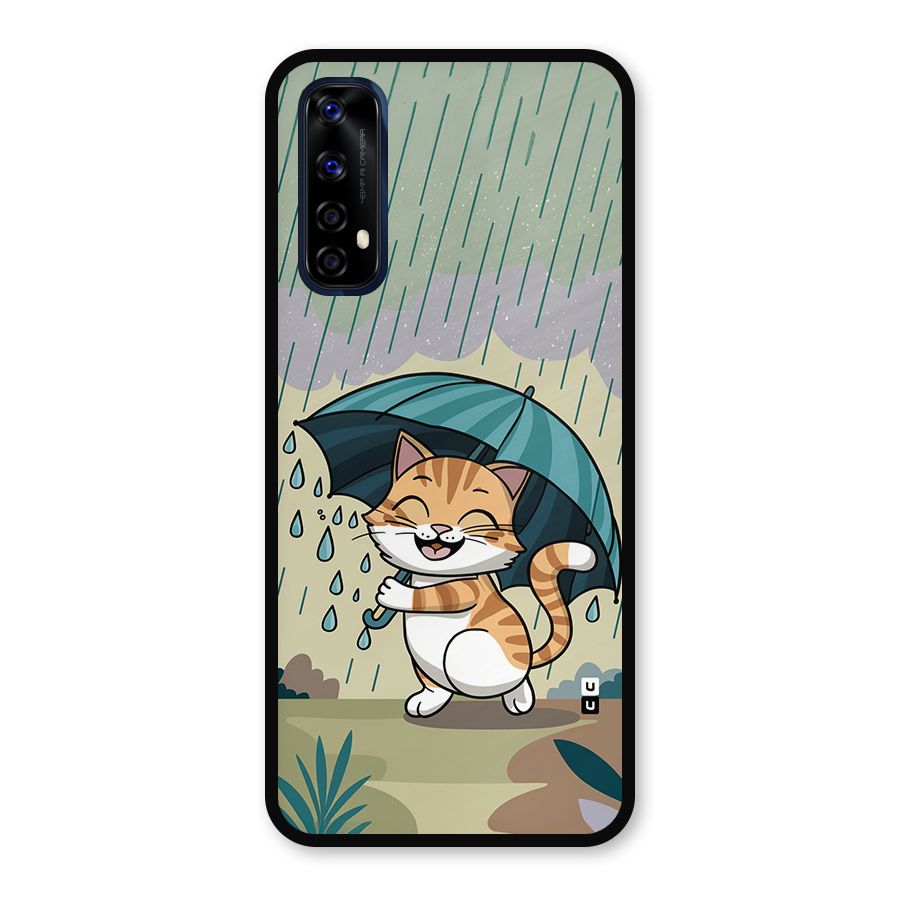 Cat In Rain Metal Back Case for Realme Narzo 20 Pro