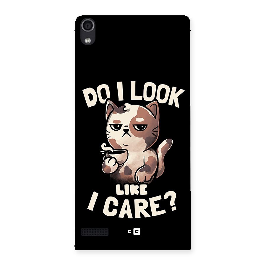 Cat Look Like Care Back Case for Ascend P6